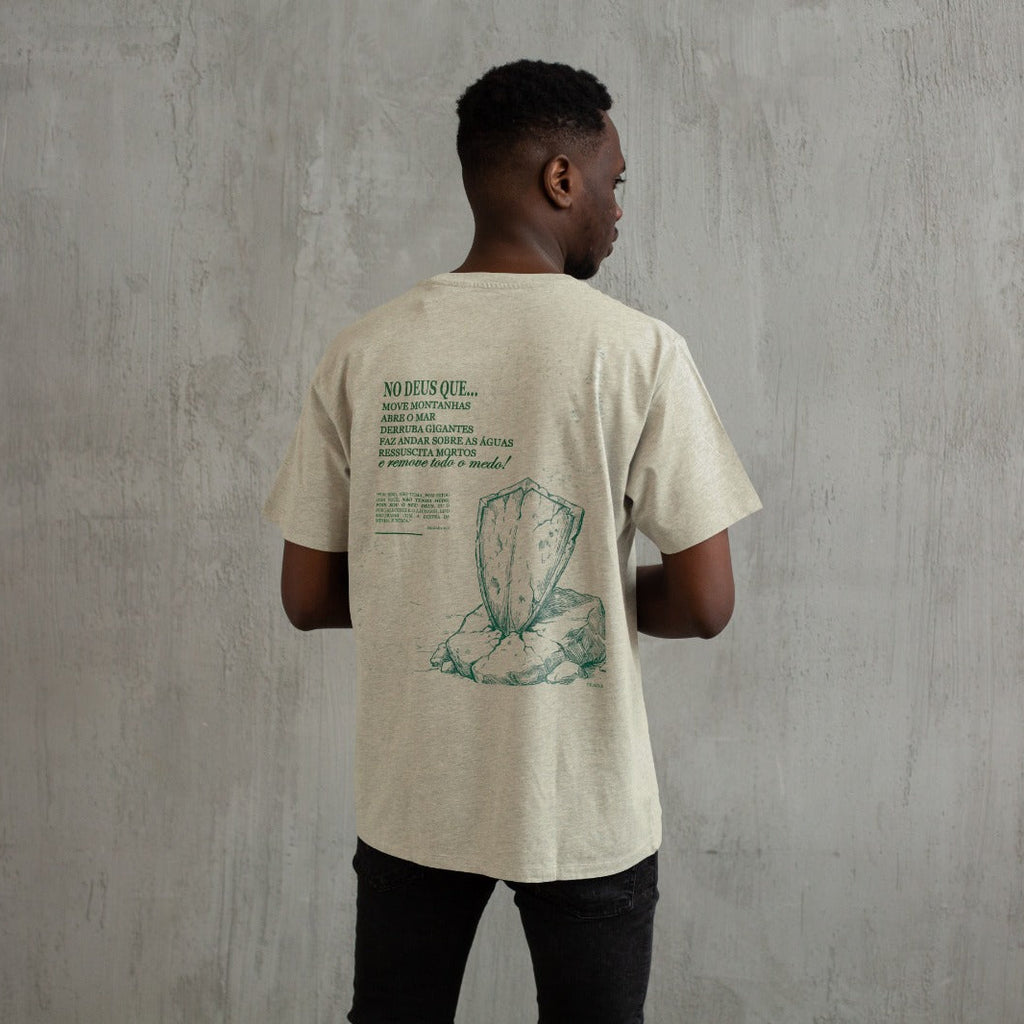 Camiseta Oversized Não Tenho Medo