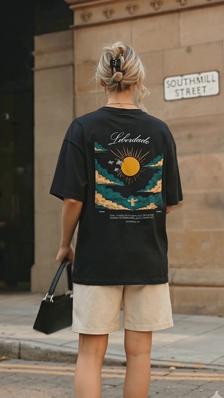 Camiseta Oversized Modo Avião